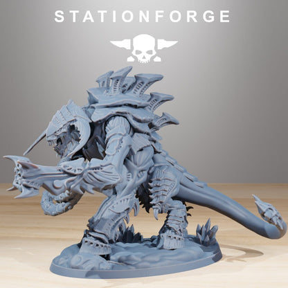 Bio Swarm Necrothorn V2, proxy miniature, 28mm heroic scale unpainted resin
