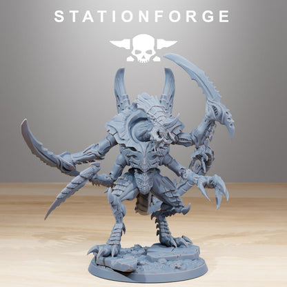 Bio Swarm Nyxar V2, proxy miniature, 28mm heroic scale unpainted resin