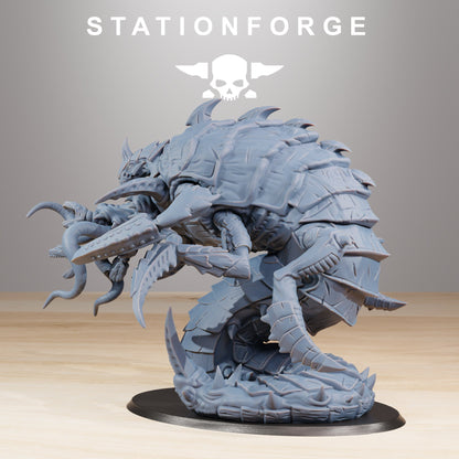 Bio Swarm Sentinel, proxy miniature, 28mm heroic scale unpainted resin, view 7