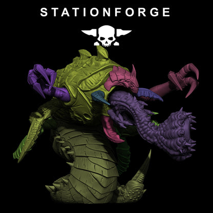 Bio Swarm Sentinel, proxy miniature, 28mm heroic scale unpainted resin, view 8