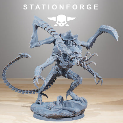 Bio Swarm Soul Eater, proxy miniature, 28mm heroic scale unpainted resin