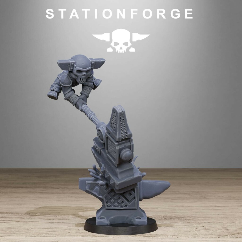 Hive Citizens Forgelings Mystical Beings (Scaled For 32Mm Bases), proxy miniature, 28mm heroic scale unpainted resin, view 6