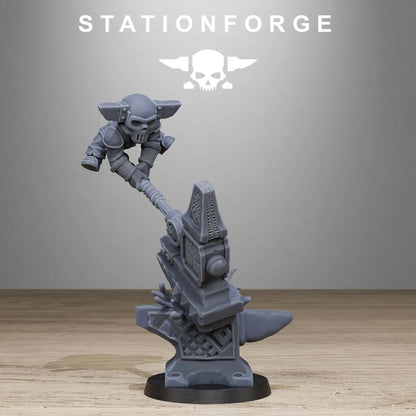 Hive Citizens Forgelings Mystical Beings (Scaled For 32Mm Bases), proxy miniature, 28mm heroic scale unpainted resin, view 6