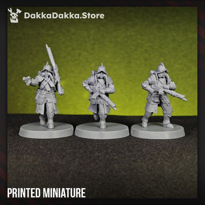 Trench Warfare Torquemadas Conquistador Heavy Support, proxy miniature, heavy weapons, 28mm heroic scale unpainted re, view 8