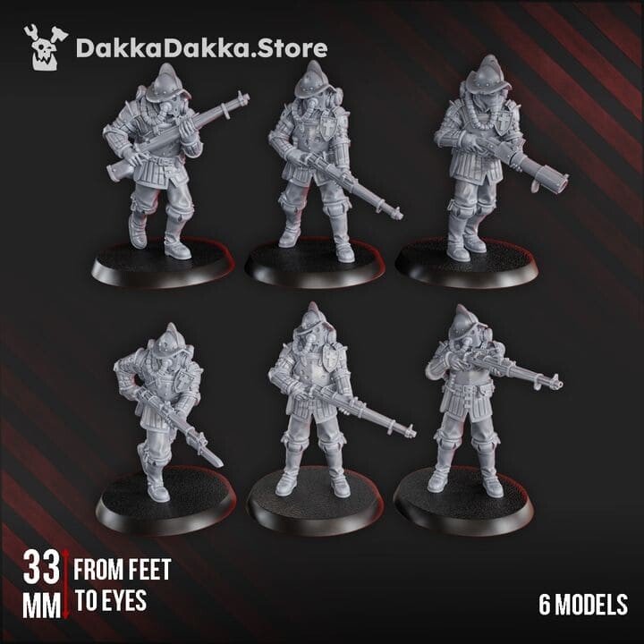 Trench Warfare Torquemadas Cortezs Conquistadors, proxy miniature, 28mm heroic scale unpainted resin