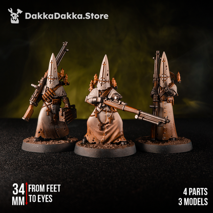 Trench Warfare Torquemadas Novitiate Of Asesino De Tanques, proxy miniature, 28mm heroic scale unpainted resin, view 4