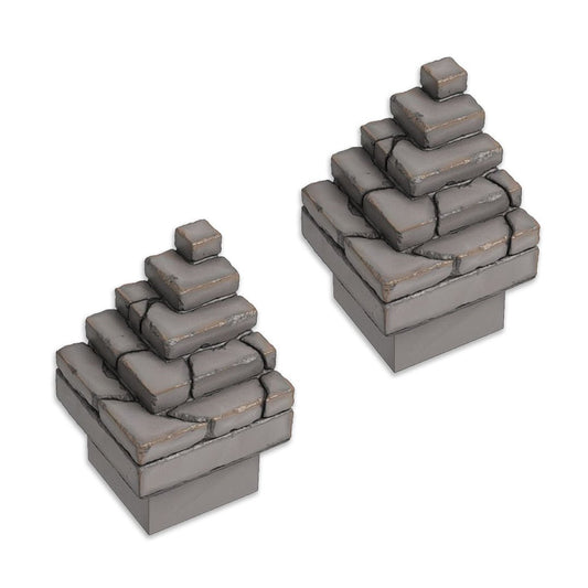 Angled Stairs Without Bones (2 Pack), Ultimate Dungeon - MiniForge