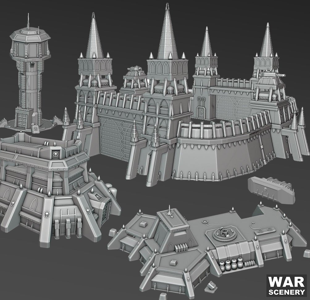 Apocalypse Fortress - Terrain Bundle - MiniForge