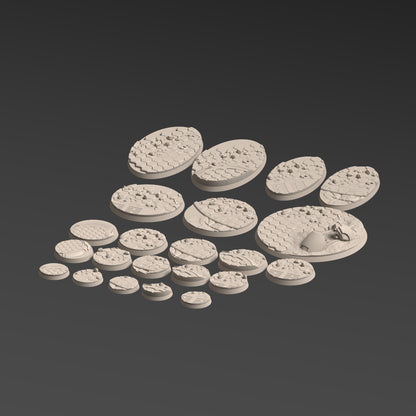 Talussa Prime FDM Miniature Bases (25mm-90mm)