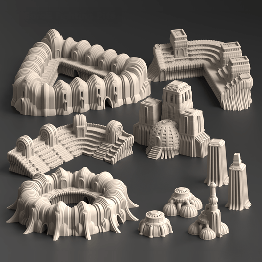Boroll Fighting Pits - Terrain Bundle - MiniForge