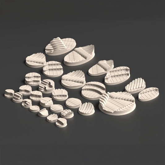 Boroll Pits FDM Miniature Bases (25mm - 90mm) - MiniForge