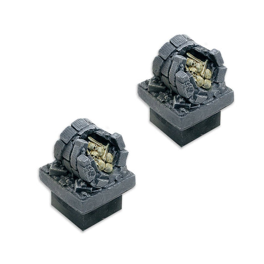 Broken Column Skulls 2 (2 Pack), Ultimate Dungeon - MiniForge