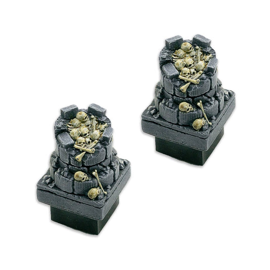 Broken Column Skulls (2 Pack), Ultimate Dungeon - MiniForge