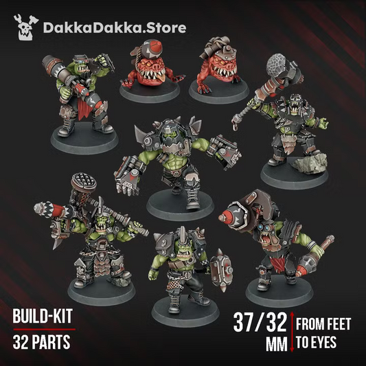 Orks Head Crackaz Mob (Orker)