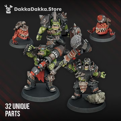 Orks Head Crackaz Mob (Mga Orko)