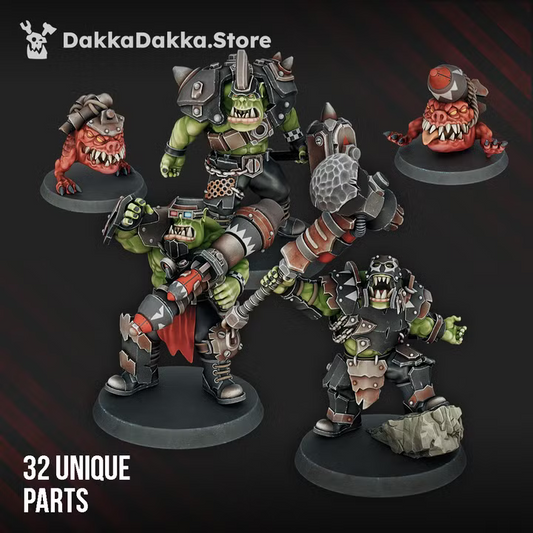 Orks Head Crackaz Mob (Orker)