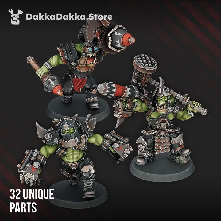 Orks Head Crackaz Mob (Mga Orko)