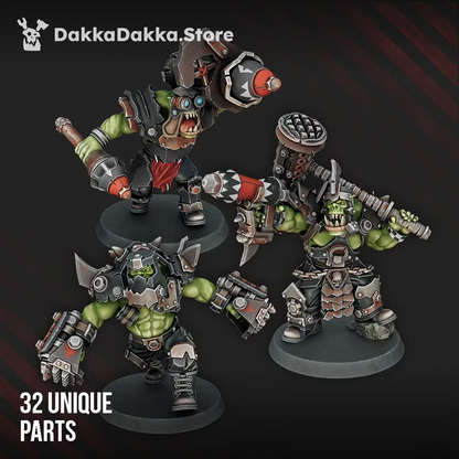 Orks Head Crackaz Mob (Mga Orko)