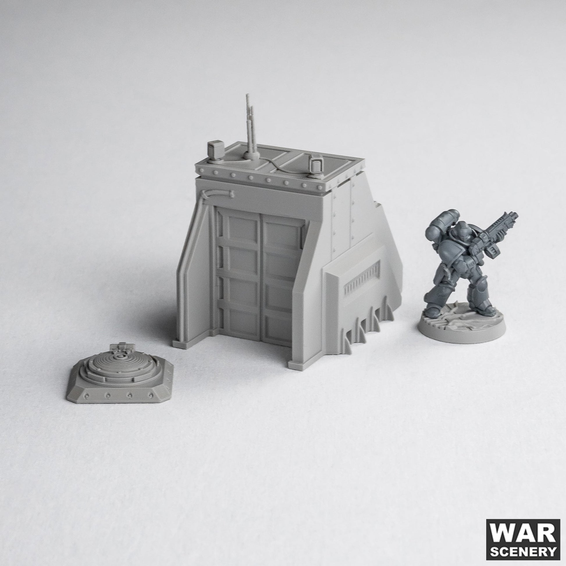 Bunker Entrance & Hatch, Apocalypse Fortress - MiniForge