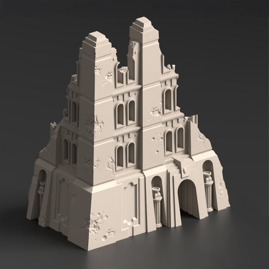 Corner Ruins 3, Krotone in Flames - MiniForge