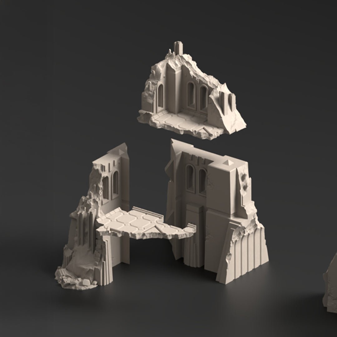 Corner Ruins 4, Krotone in Flames - MiniForge