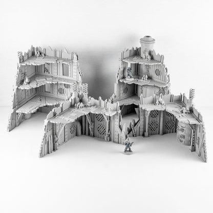 Corner Ruins Bundle, Ork Fungus Farm - MiniForge