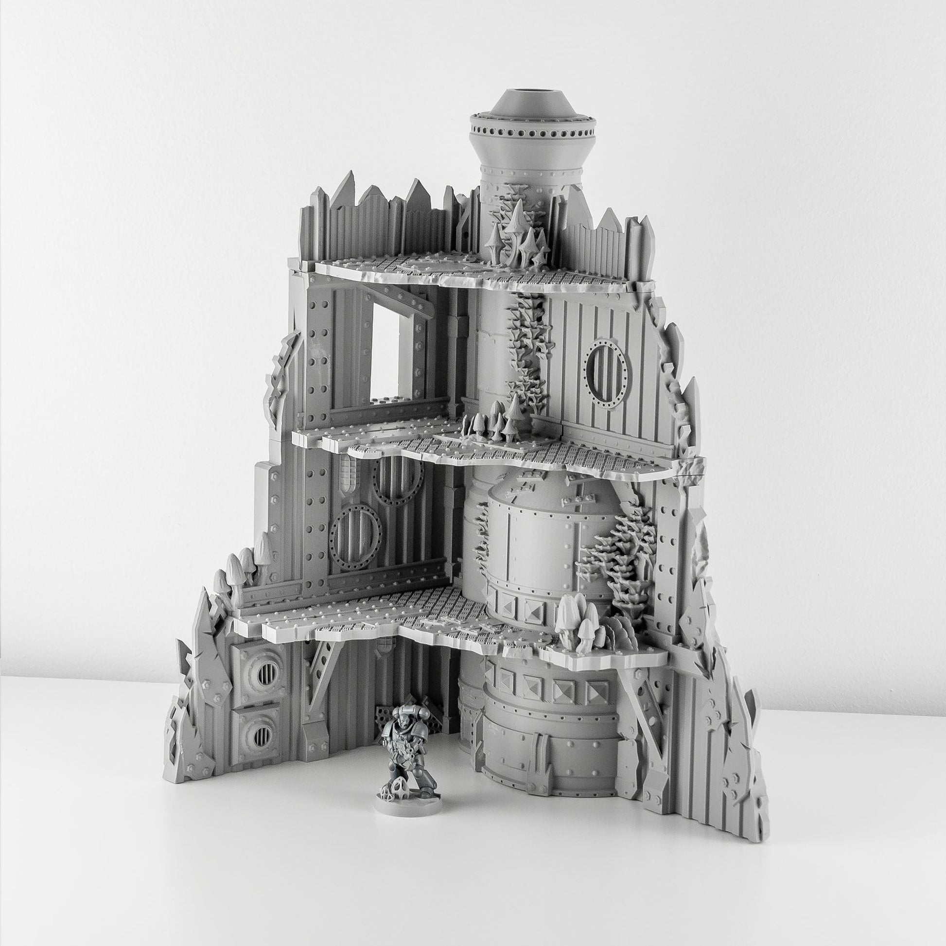 Corner Ruins Bundle, Ork Fungus Farm - MiniForge
