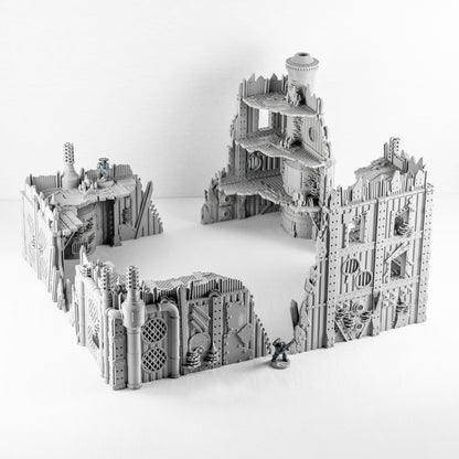Corner Ruins Bundle, Ork Fungus Farm - MiniForge
