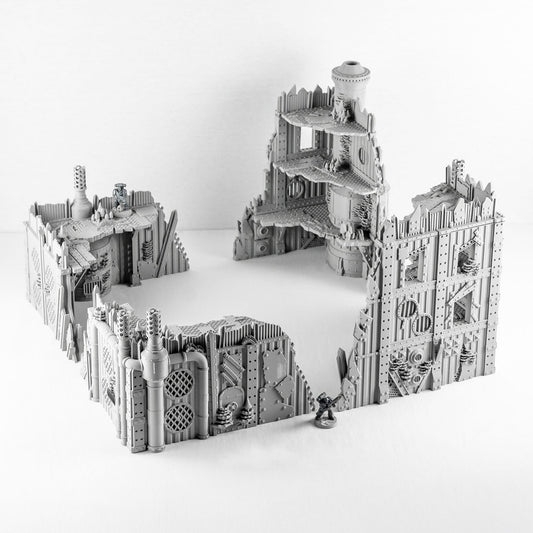 Corner Ruins Bundle, Ork Fungus Farm - MiniForge