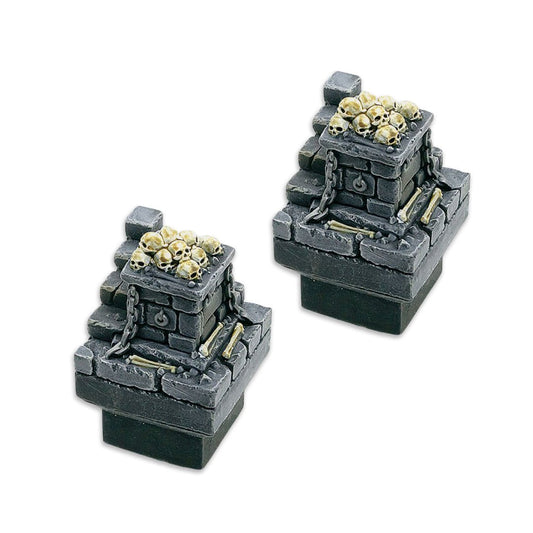 Corner Stairs Skulls (2 Pack), Ultimate Dungeon - MiniForge