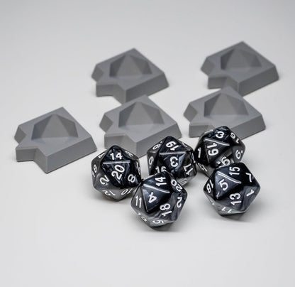 D20 Dice Wound Marker (5 Pack) - MiniForge