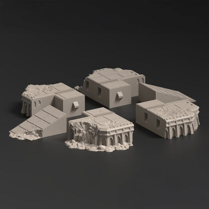 Damaged Landing Pad, Phoebian V Airfield - MiniForge