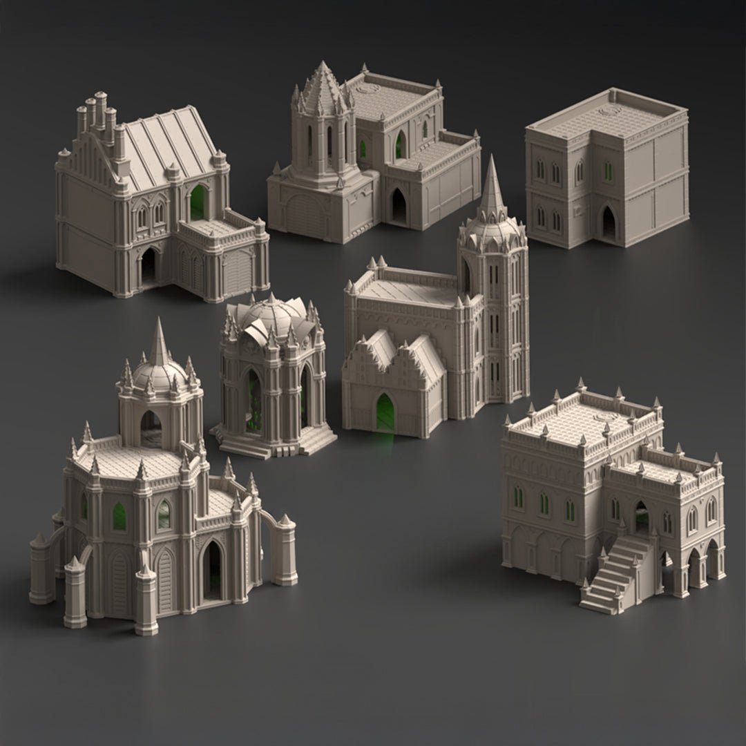 Emerita, Imperial Suburbs - Terrain Bundle - MiniForge