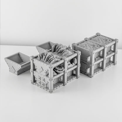 Fungus Culture Containers, Ork Fungus Farm - MiniForge