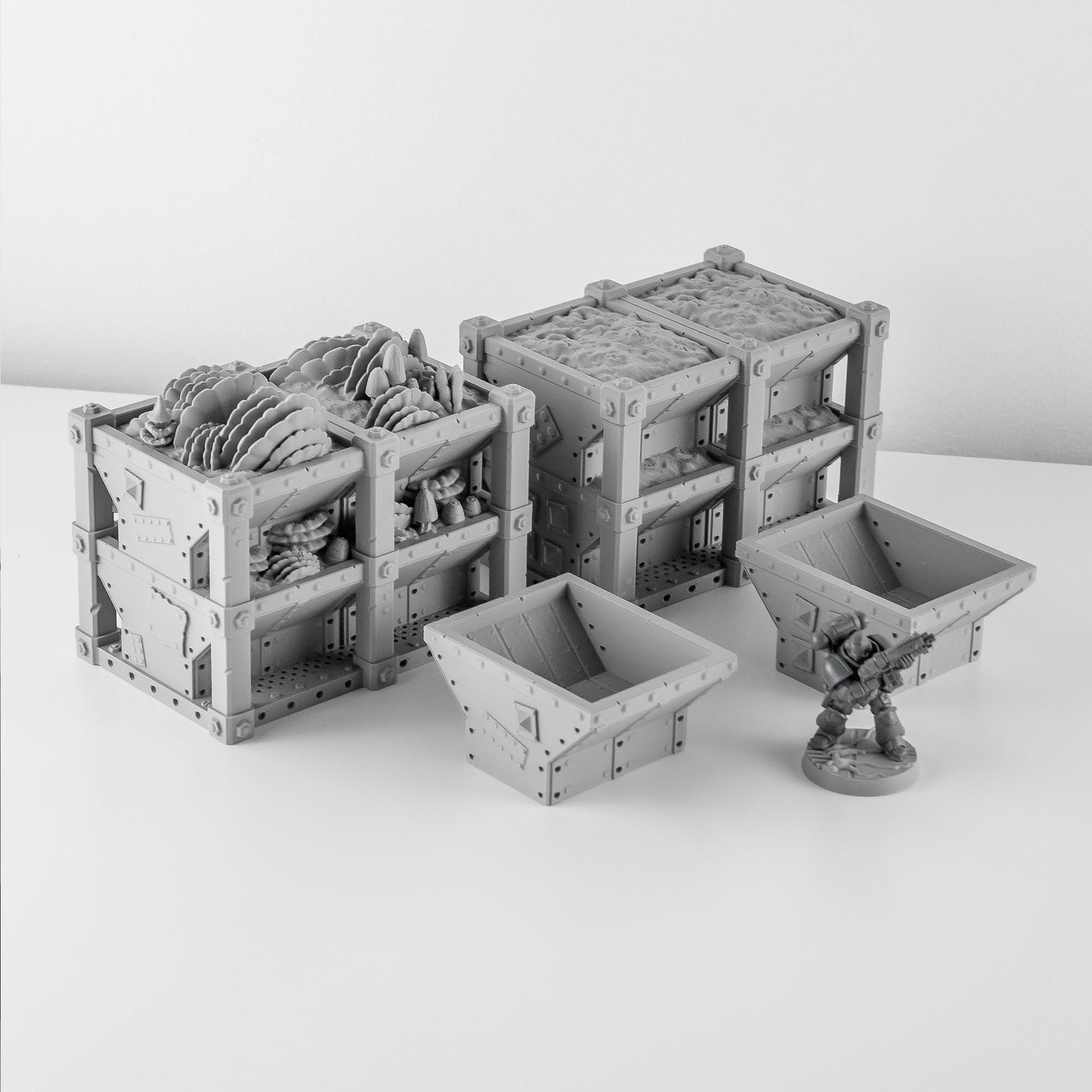 Fungus Culture Containers, Ork Fungus Farm - MiniForge