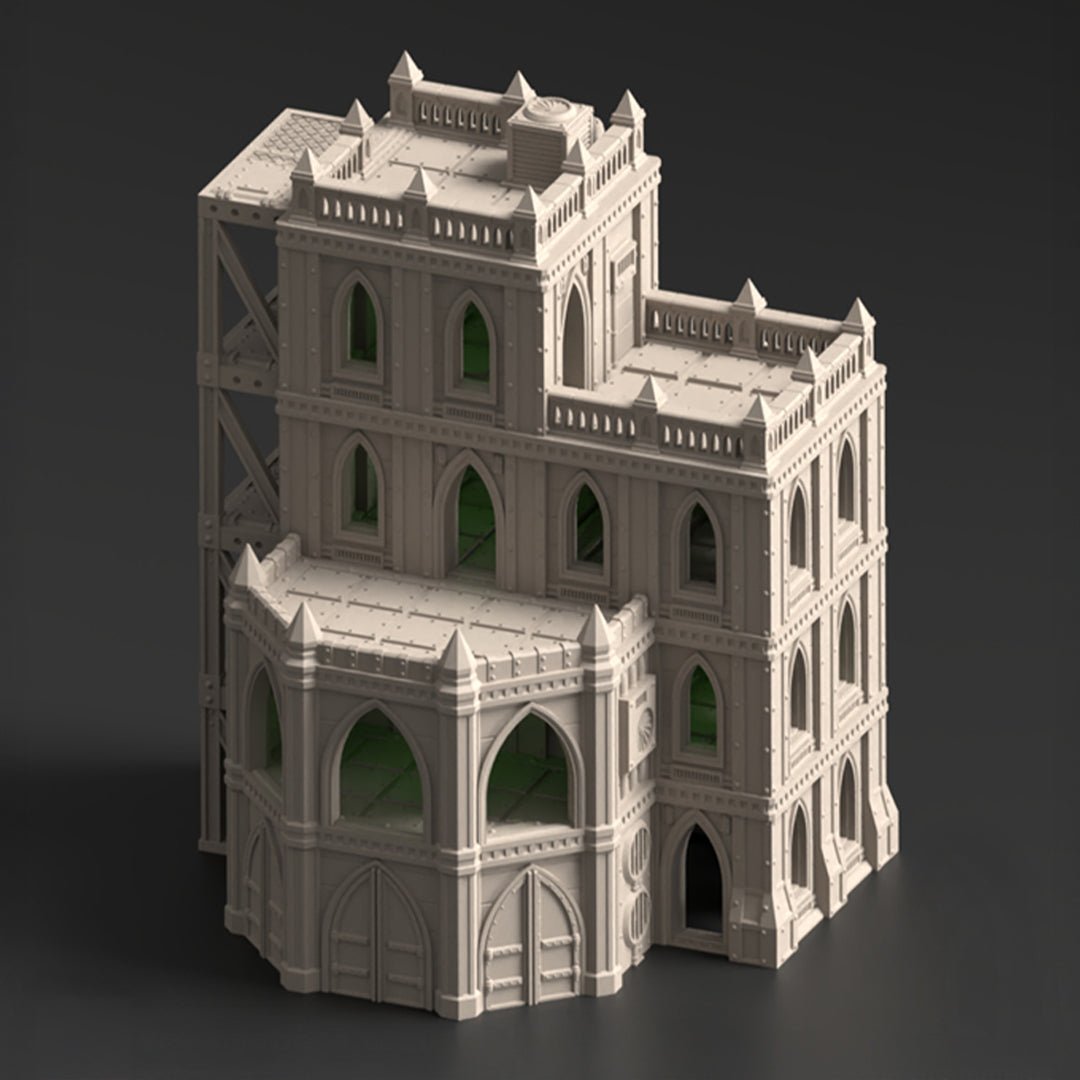 Hab Block 4, Omnis - Grimdark Warhammer 40k Terrain – MiniForge