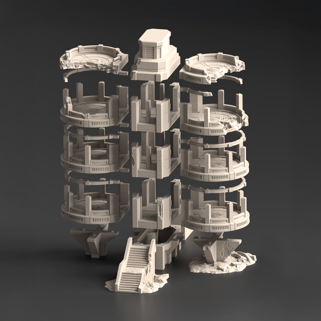Hab Block Ruins, Kumbernold Prime - MiniForge