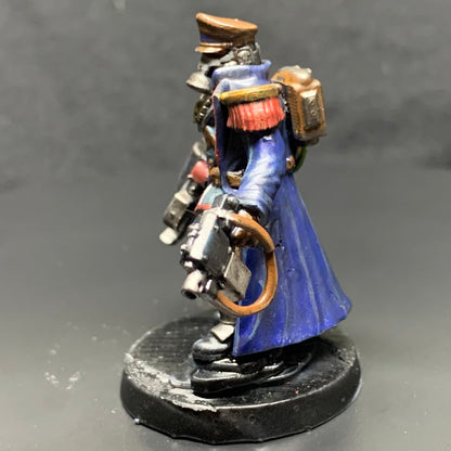 Grim Guard Officer, Imperial Army proxy miniature, infantry, 28mm heroic scale unpainted resin, view 6