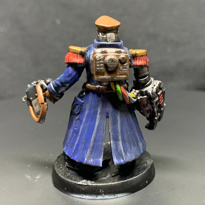 Grim Guard Officer, Imperial Army proxy miniature, infantry, 28mm heroic scale unpainted resin, view 5