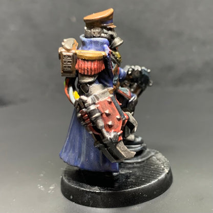 Grim Guard Officer, Imperial Army proxy miniature, infantry, 28mm heroic scale unpainted resin, view 4