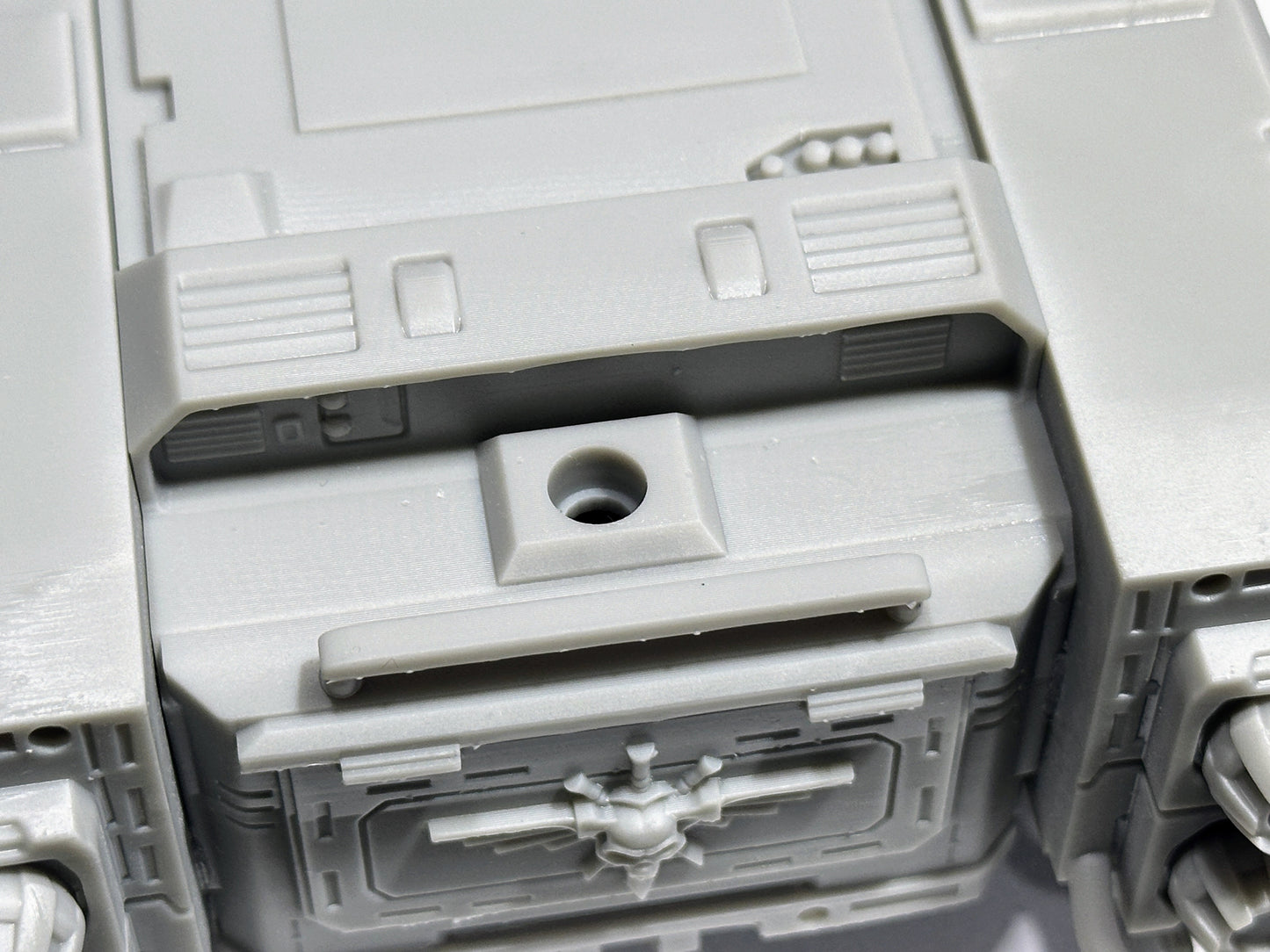 Crusader Knights Mbt Striker And Defender, proxy miniature, vehicle, 28mm heroic scale unpainted, view 2