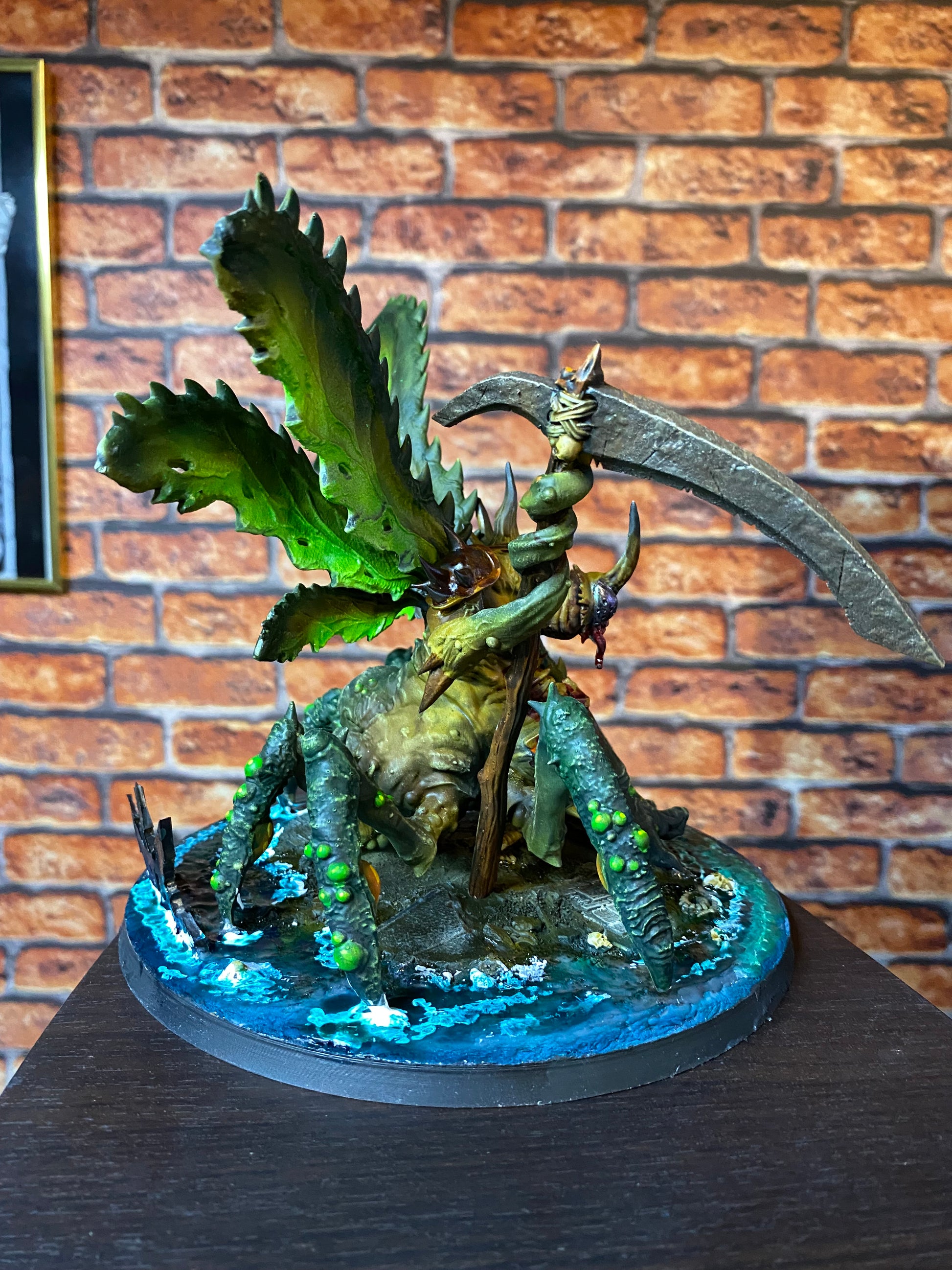 Plague Knights Pestilence Princ, proxy miniature, 28mm heroic scale unpainted resin, view 3