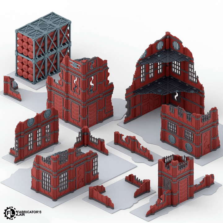 Industrial Foldable Terrain - 11th Edition - MiniForge