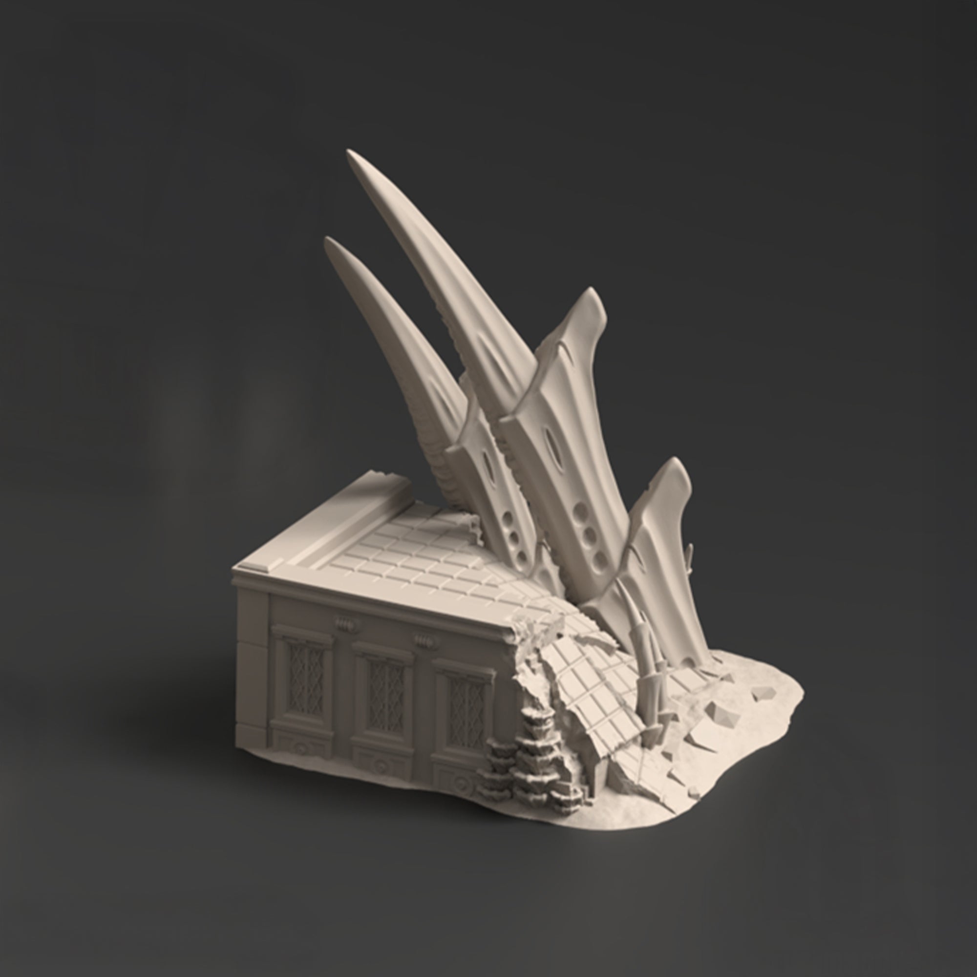 Infested Building, Tulipa Evolved - Warhammer 40k Tyranid Terrain ...