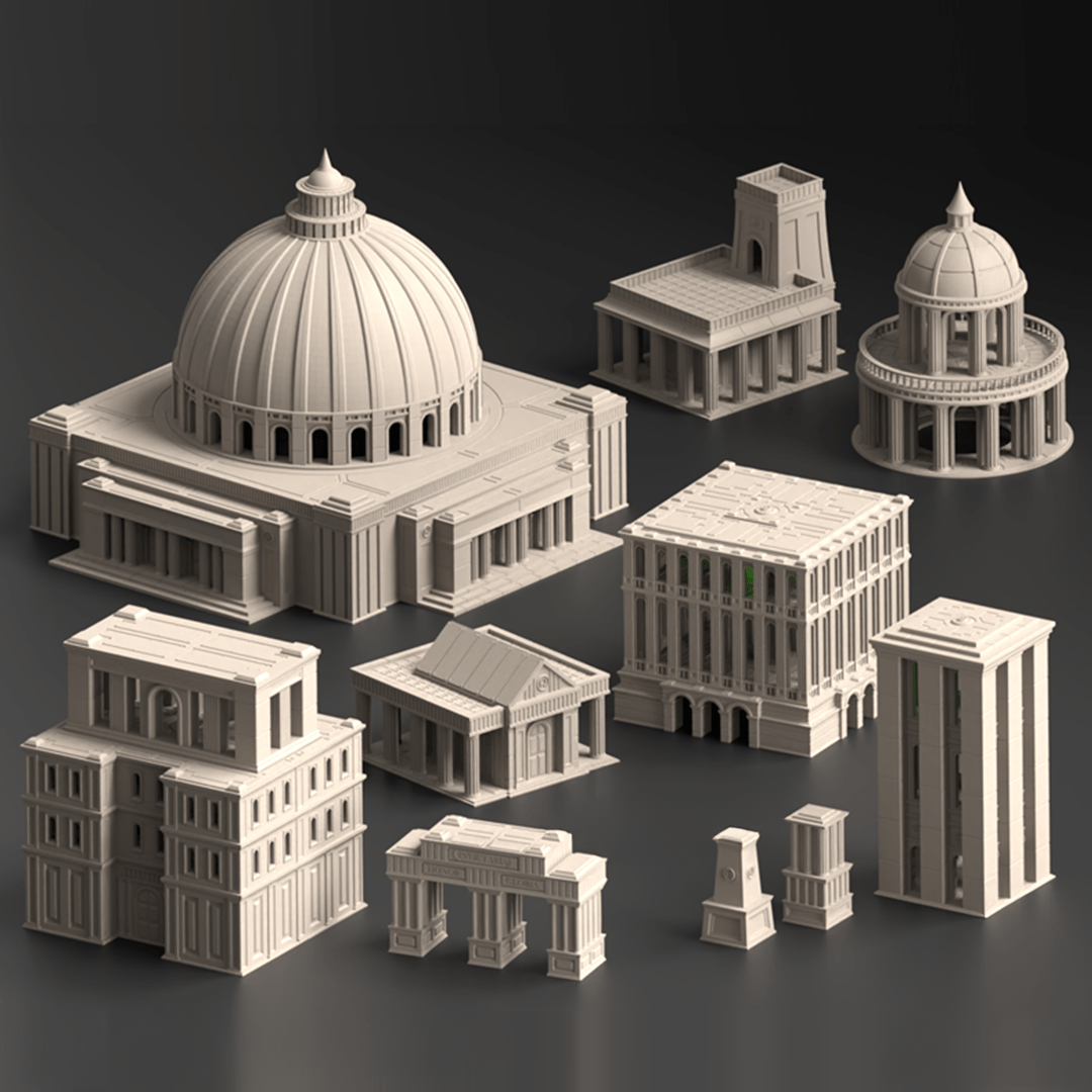 Invictaria, Beacon of Progress - Terrain Bundle - MiniForge