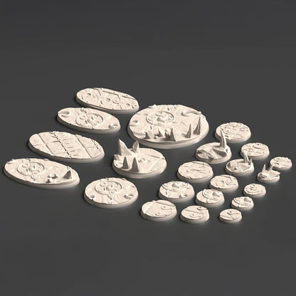 Ithyria FDM Miniature Bases (25mm - 90mm) - MiniForge