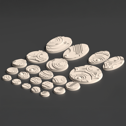 Ivdyris FDM Miniature Bases (25mm - 90mm) - MiniForge