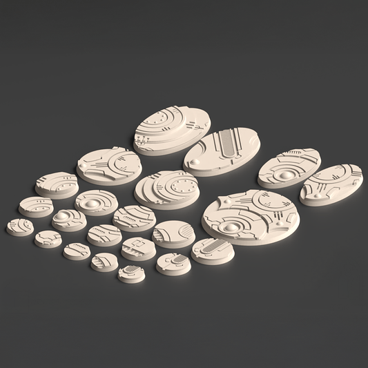 Ivdyris FDM Miniature Bases (25mm - 90mm) - MiniForge