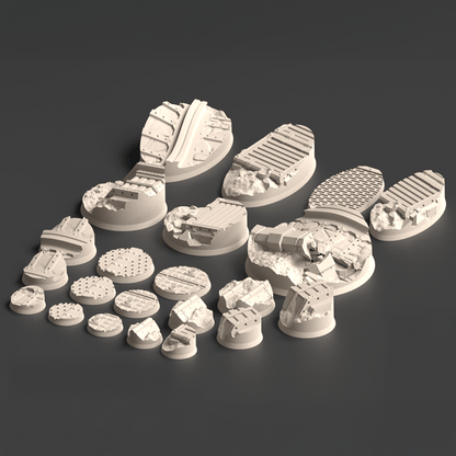 Kalthan FDM Miniature Bases (25mm - 90mm) - MiniForge