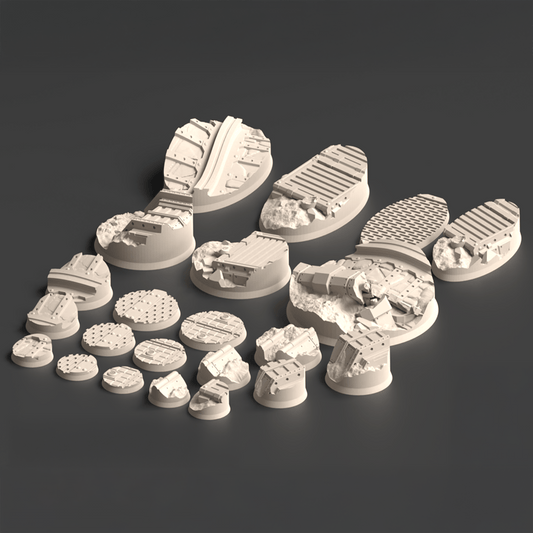 Kalthan FDM Miniature Bases (25mm - 90mm) - MiniForge